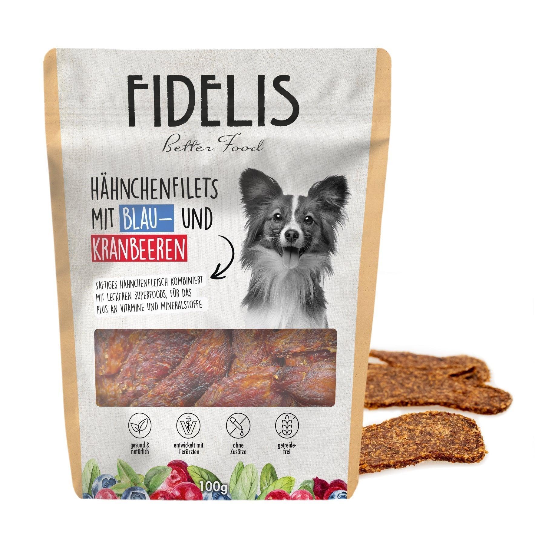 Hähnchenfilets mit Blaubeeren und Kranbeeren (100g)