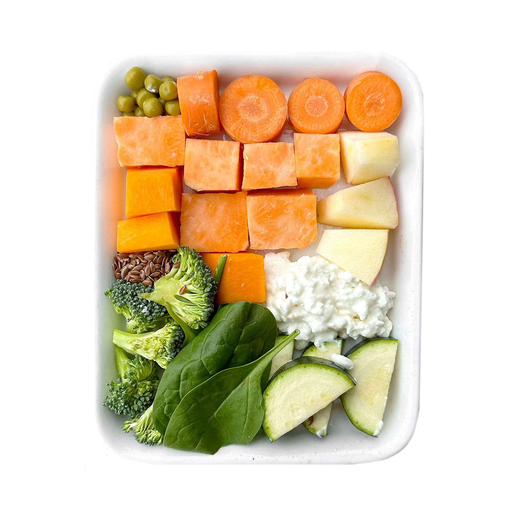 Veggie mit Süßkartoffel, Erbsen und Apfel (500g) gefroren - Image 5