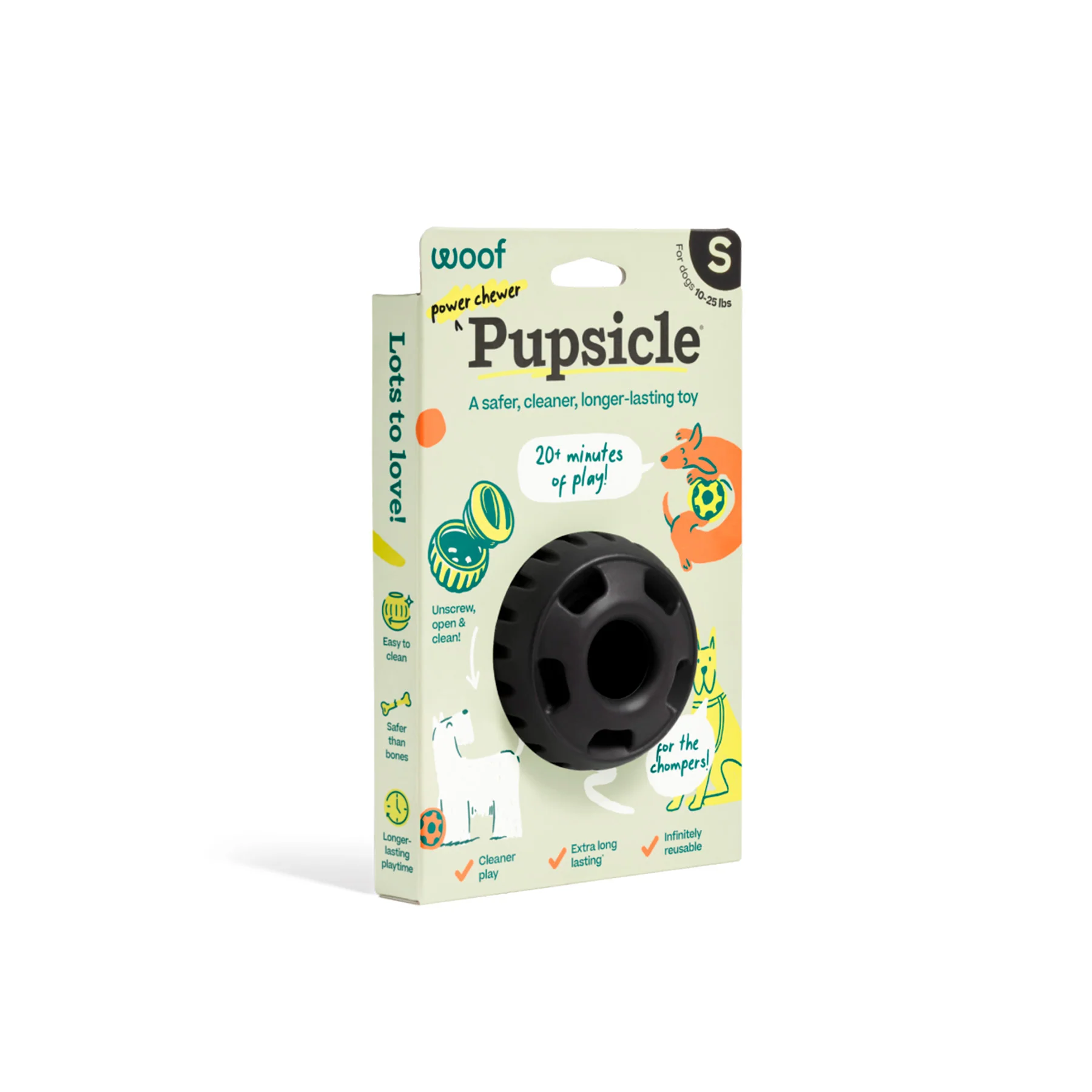 Pupsicle 'Power Chewer' (schwarz, Größe S)
